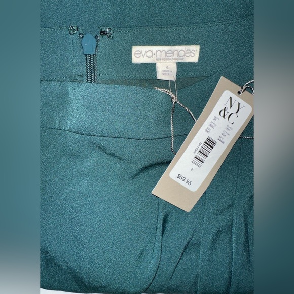 NY&CO Eva Mendes Line Emerald Green Pencil Skirt - Picture 7 of 7